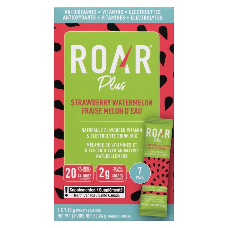 Naturally Flavoured Vitamin & Electrolyte Drink Mix Strawberry Watermelon Powder