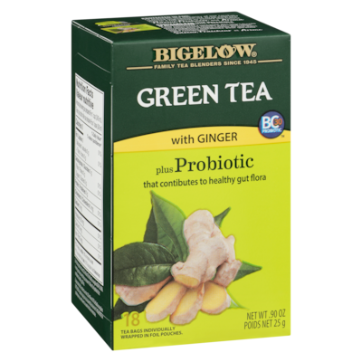 Green Tea With Ginger Plus Probiotic