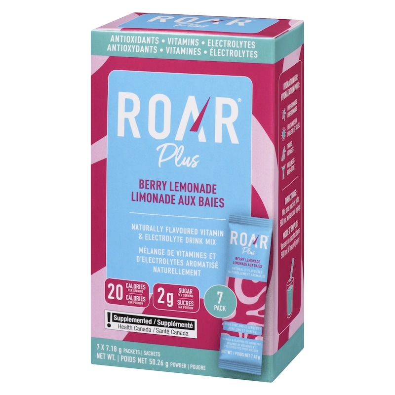 Naturally Flavoured Vitamin & Electrolyte Drink Mix Berry Lemonade Powder