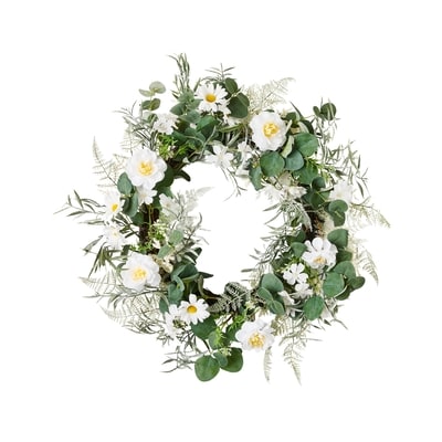 null Eucalyptus Floral Spring Wreath 1 ea, $39.00/1ea