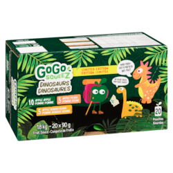 GoGo squeez Fruit Sauce Dinosaurs Limited Edition - 1.8 kg | No