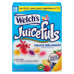 Welch’s Collation aux fruits juteux fruits mélangés 450 g, 2,56 $/100g