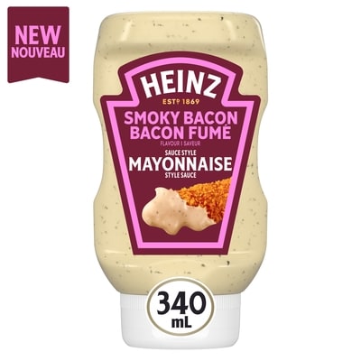 Heinz Smoky Bacon Flavour Mayonnaise Style Sauce 340 ml, $1.18/100ml