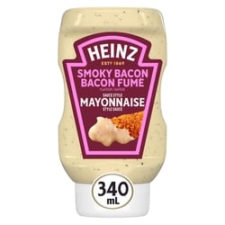 Heinz Smoky Bacon Flavour Mayonnaise Style Sauce 340 ml, $1.47/100ml