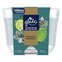 3-Wick Scented Candle Air Freshener, Bergamot Blissmas™