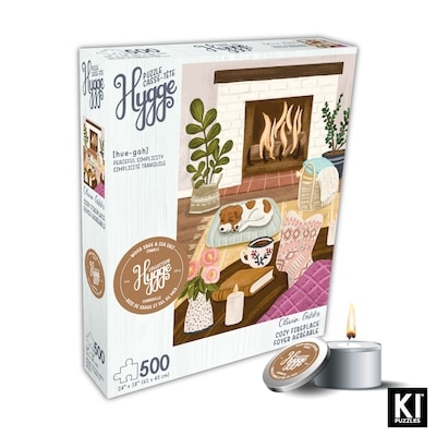 Playview 500 Piece Hygge Holiday Puzzle & Candle 1 ea, $16.99/1ea