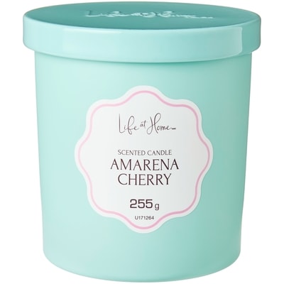 Life at Home Amarena Cherry Scented Candle 1 ea, $10.00/1ea