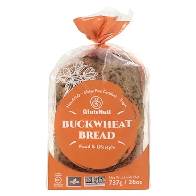 null Buckwheat Bread 737 g, $1.76/100g
