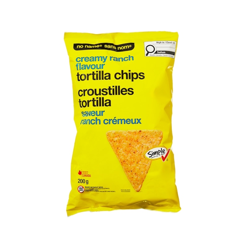 Creamy Ranch Flavour Tortilla Chips