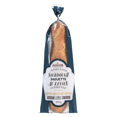 AIDANS GLUTEN FREE Fermented Sourdough Baguette 255 g, $3.53/100g