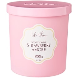 Life at Home Strawberry Amore Scented Candle 1 ea, $10.00/1ea