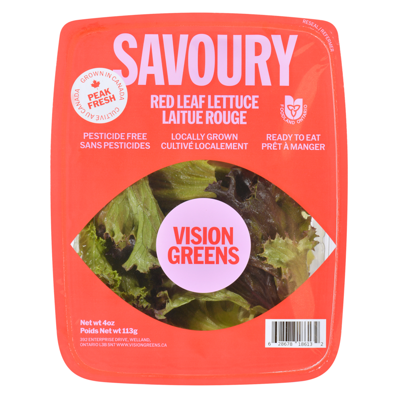 VisionGreens Cherry Kiss Red Leaf Lettuce