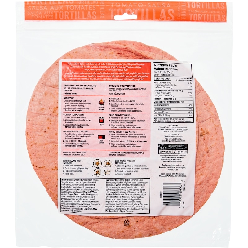 Tomato Salsa Tortillas