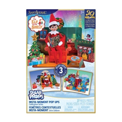Elf on the Shelf 20e anniversaire − Insta-Moment Pop-Ups, Série Célébration 1 ea, 20,00 $/1ch