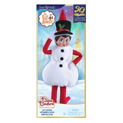 Elf on the Shelf 20th Anniversary – Claus Couture - Snowman Celebration Dress-up Set 1 ea, $14.00/1ea