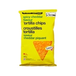 Spicy Cheddar Flavour Tortilla Chips