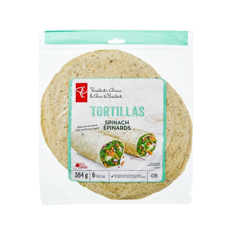 Spinach Tortillas
