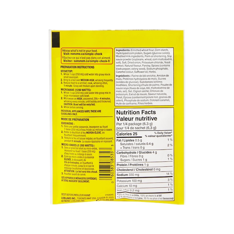 Gravy Mix for Chicken