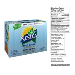 Nestea Zero Sugar Iced Tea - 12x341.0 ml | Atlantic Superstore