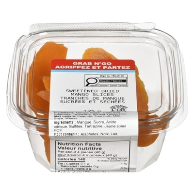 Johnvince Foods Sweetened Dried Mango Slices 125 g, $2.40/100g
