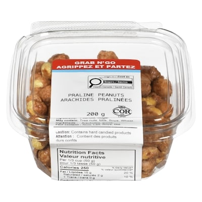 Johnvince Foods Praline Peanuts 200 g, $1.50/100g