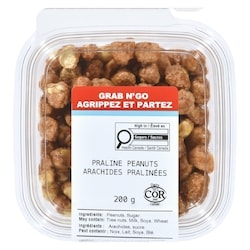 Les Peanuts Je Crois Aux Miracles 和モノ Johnvince Foods Praline Peanuts - 200 g | Zehrs