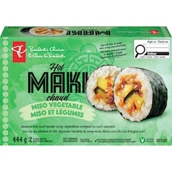 President's Choice Miso Vegetable Hot Maki 444 g, $2.03/100g