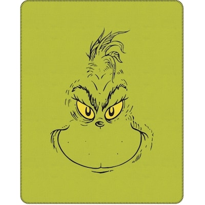 THE GRINCH Fleece Throw 1 ea, $10.00/1ea