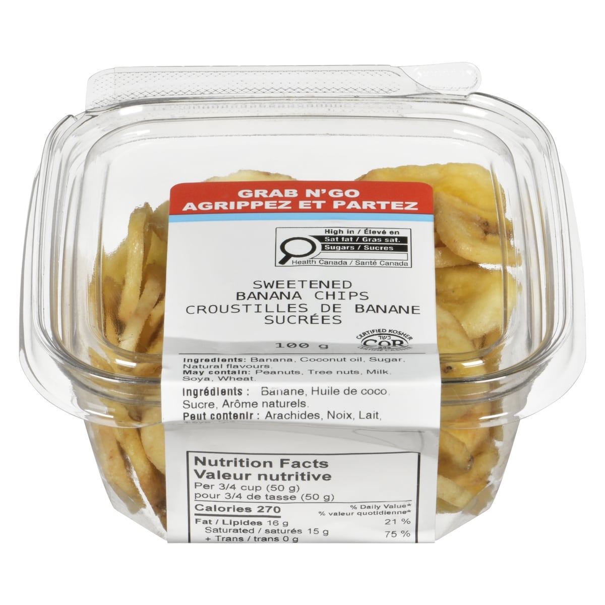 Johnvince Foods Sweetened Banana Chips