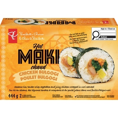 le Choix du Président Maki chaud au poulet Bulgogi 444 g, 2,03 $/100g