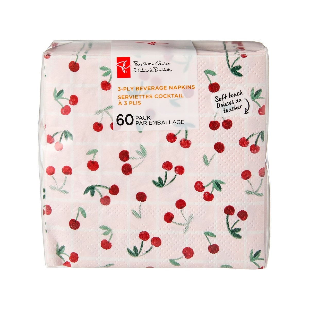 President's Choice 3 Ply Beverage Napkins