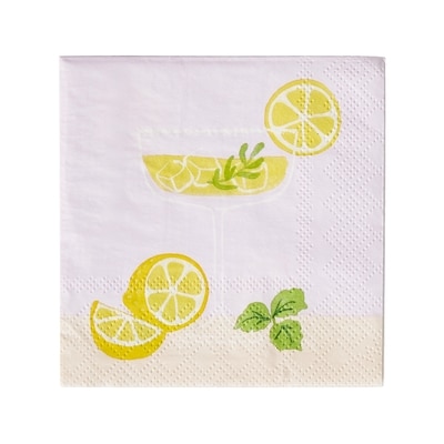 3 Ply Beverage Napkins 60 Pack - Cocktail