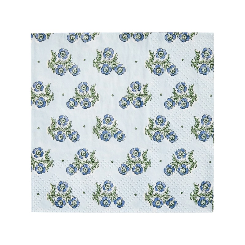 3 Ply Beverage Napkins 60 Pack - Floral