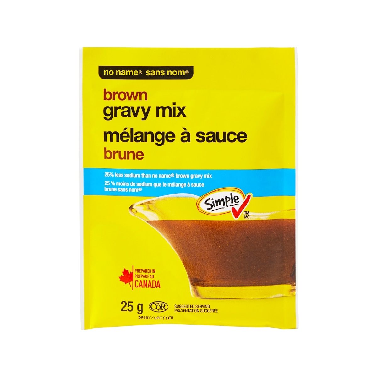 No Name Brown Gravy Mix 25 g, $4.00/100g