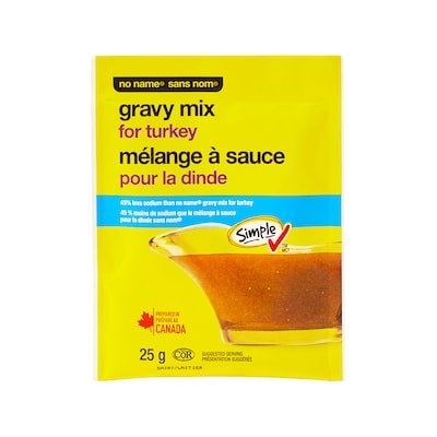 Sans Nom Mélange à sauce pour la dinde 25 g, 4,00 $/100g
