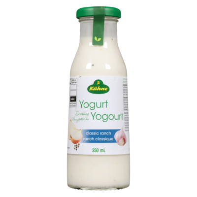 Kuhne Vinaigrette au yogourt ranch classique 250 ml, 2,20 $/100ml