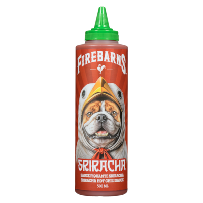 Fire Barns Sriracha 500 ml, 1,40 $/100ml