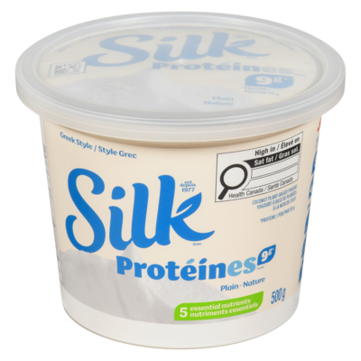 Silk Plant-Based Yogurt Greek Style Coconut Base Plain 500 g, $1.36/100g