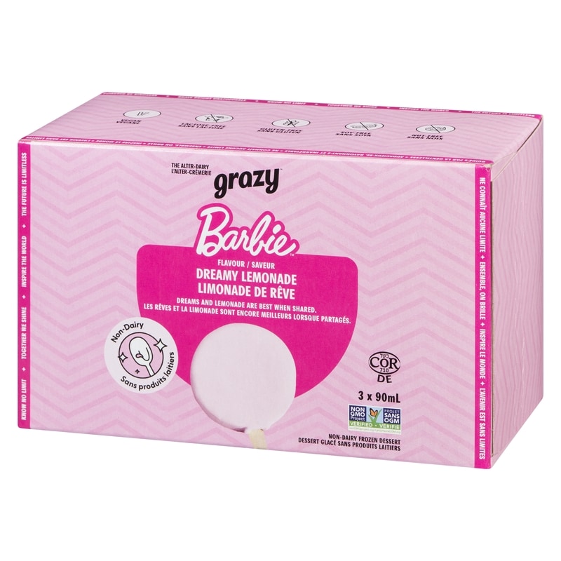 Non-Dairy Frozen Dessert Dreamy Lemonade Barbie Flavour