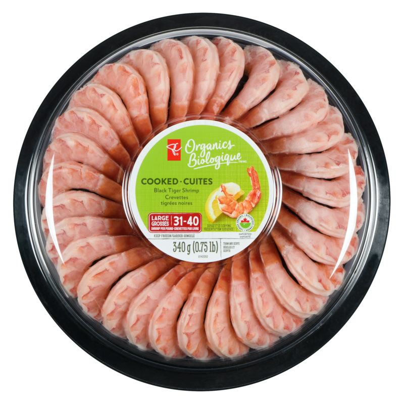 Black Tiger Shrimp Cooked Large