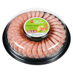 PC Biologique Crevettes tigrées noires cuites grosses 340 g, 5,29 $/100g
