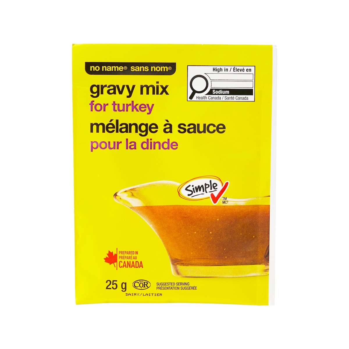 No Name Gravy Mix for Turkey 25 g, $4.00/100g
