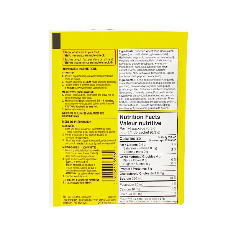 Gravy Mix for Turkey