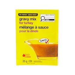 Sans Nom Mélange à sauce pour la dinde 25 g, 4,00 $/100g
