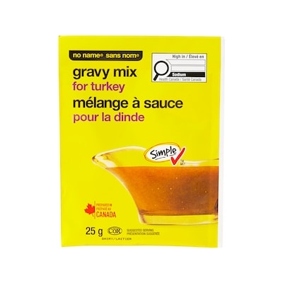 Sans Nom Mélange à sauce pour la dinde 25 g, 4,00 $/100g