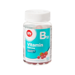 Life Brand Strawberry-Raspberry Flavour Vitamin B12 1500 mcg 60 Gummies 60 ea, $0.18/1ea
