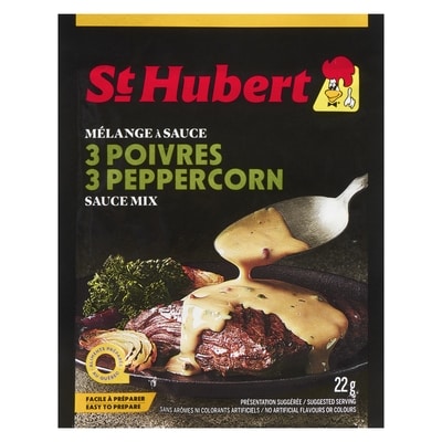 St Hubert Sauce Mix 3 Peppercorn 22 g, $14.95/100g