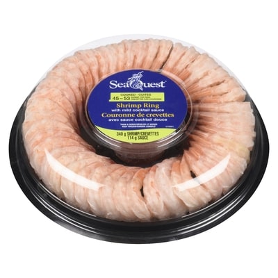 Seaquest Shrimp Ring With Mild Cocktail Sauce 454 g, $2.86/100g