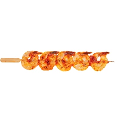 null Brochette de crevettes marinées surgelées préalable paquet de 10 550 g, 1,82 $/100g