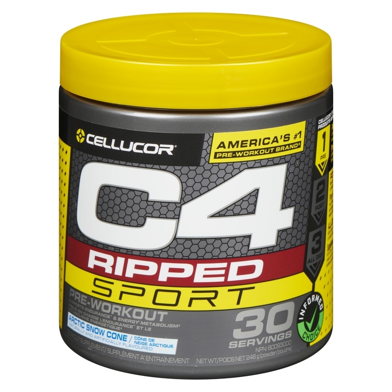 Workout Supplement Powder Arctic Snow Cone